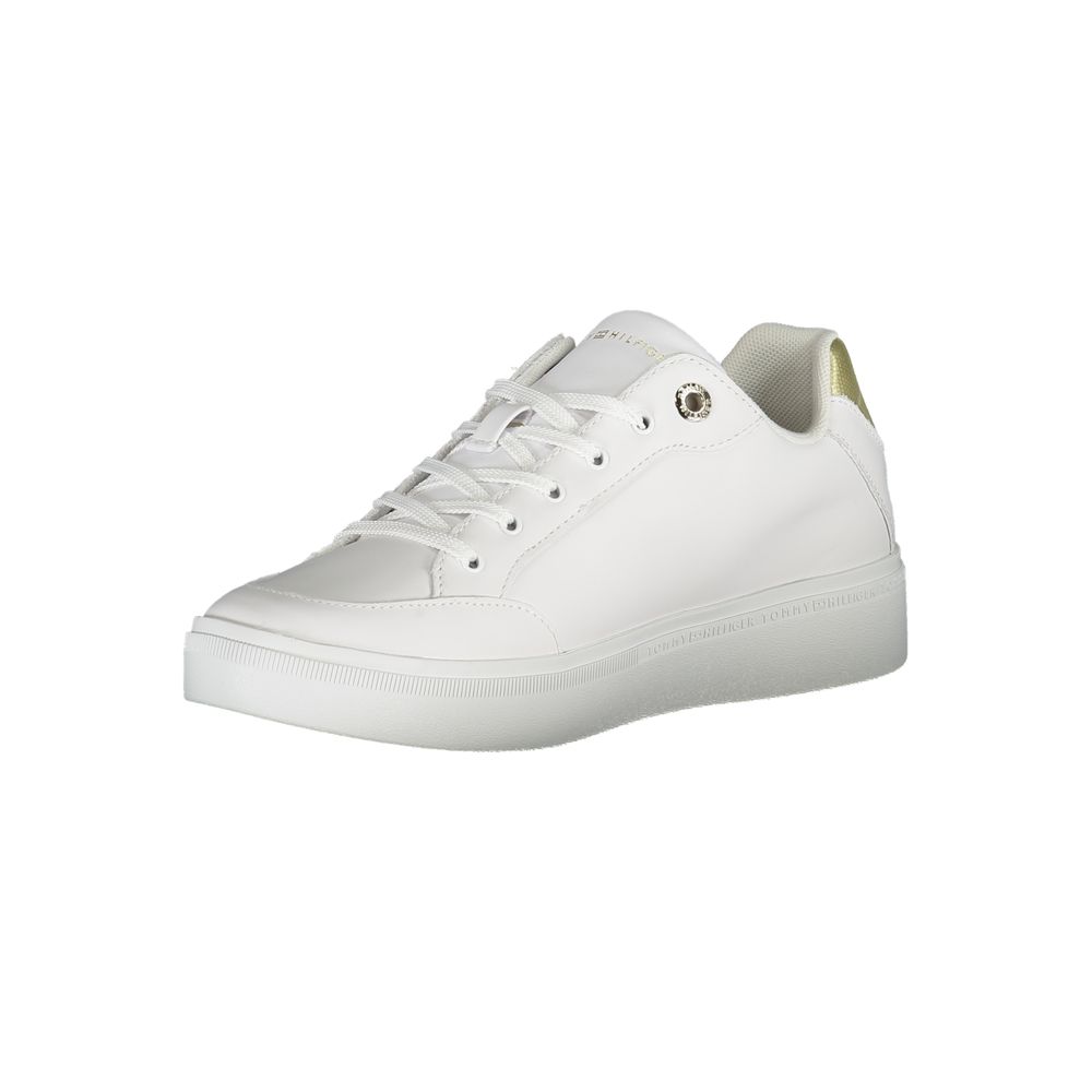 Tommy Hilfiger White Polyester Sneaker