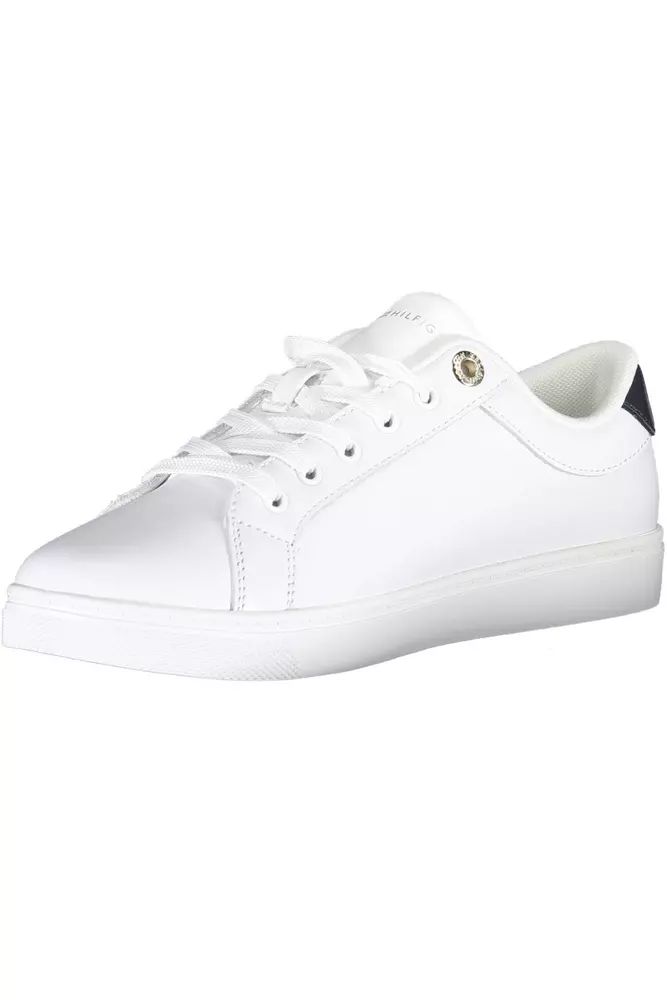 Tommy Hilfiger White Polyester Sneaker