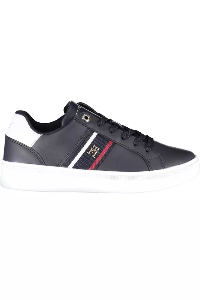 Tommy Hilfiger Blue Polyester Sneaker