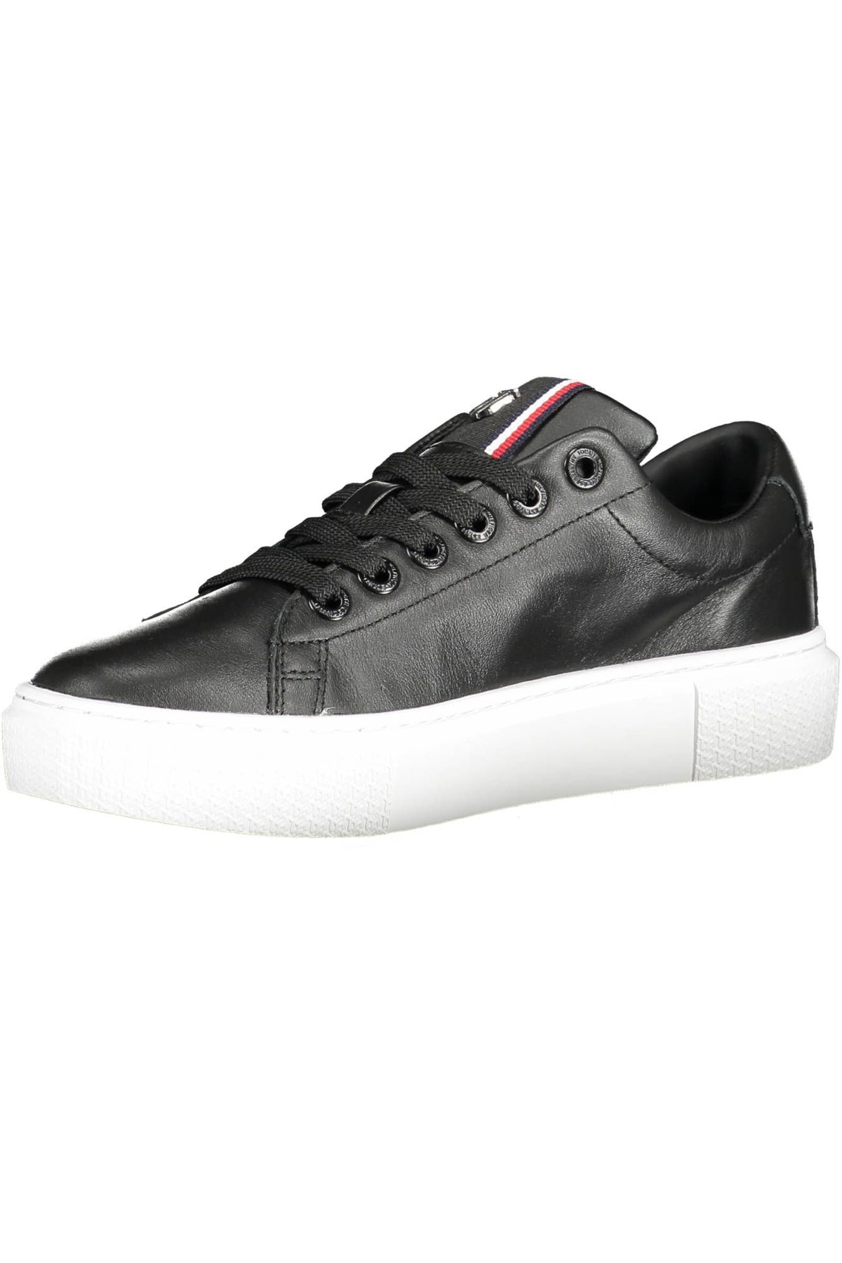 Tommy Hilfiger Black Cotton Sneaker