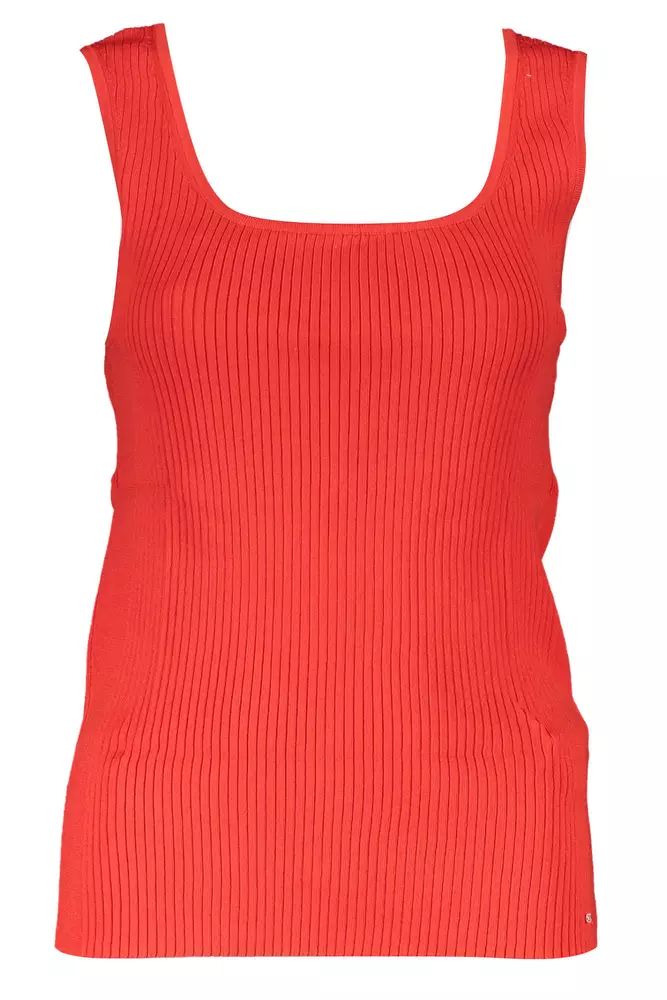 Tommy Hilfiger Elegant Pink Tank Top with Contrasting Logo