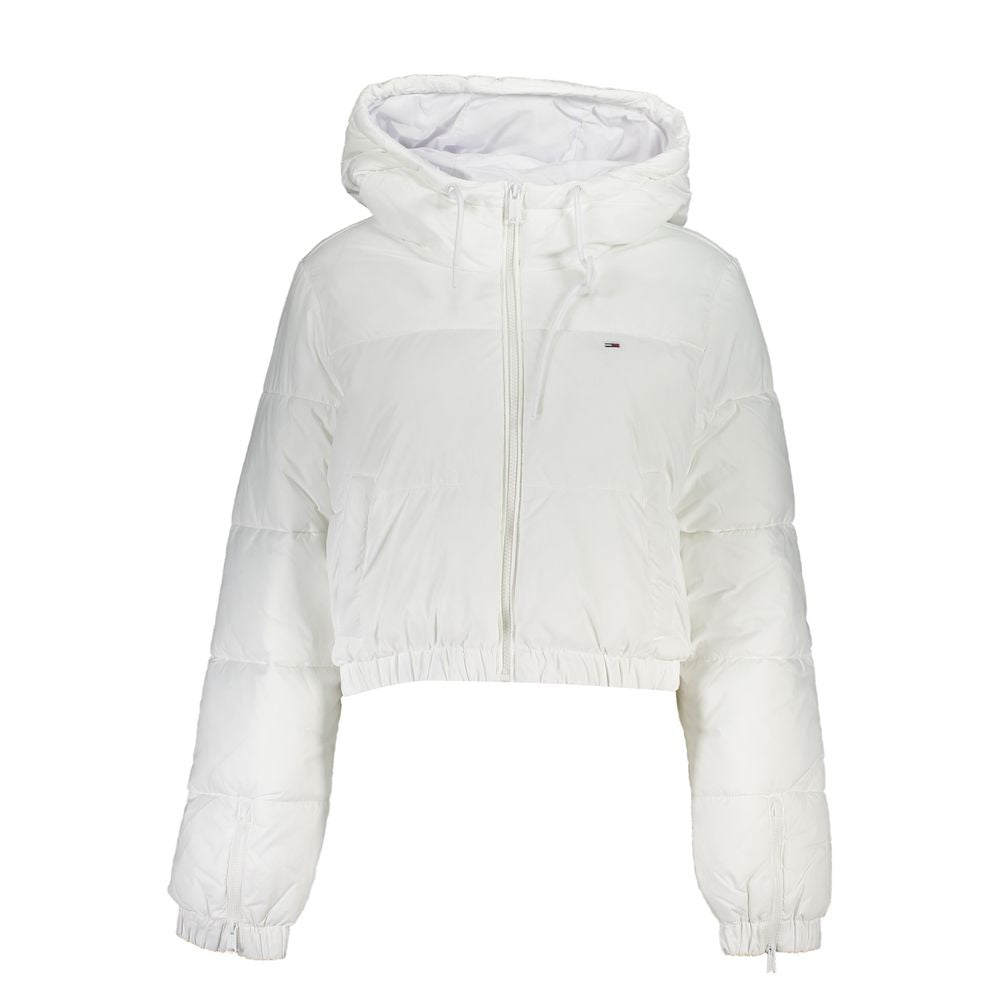 Tommy Hilfiger White Polyester Jackets & Coat