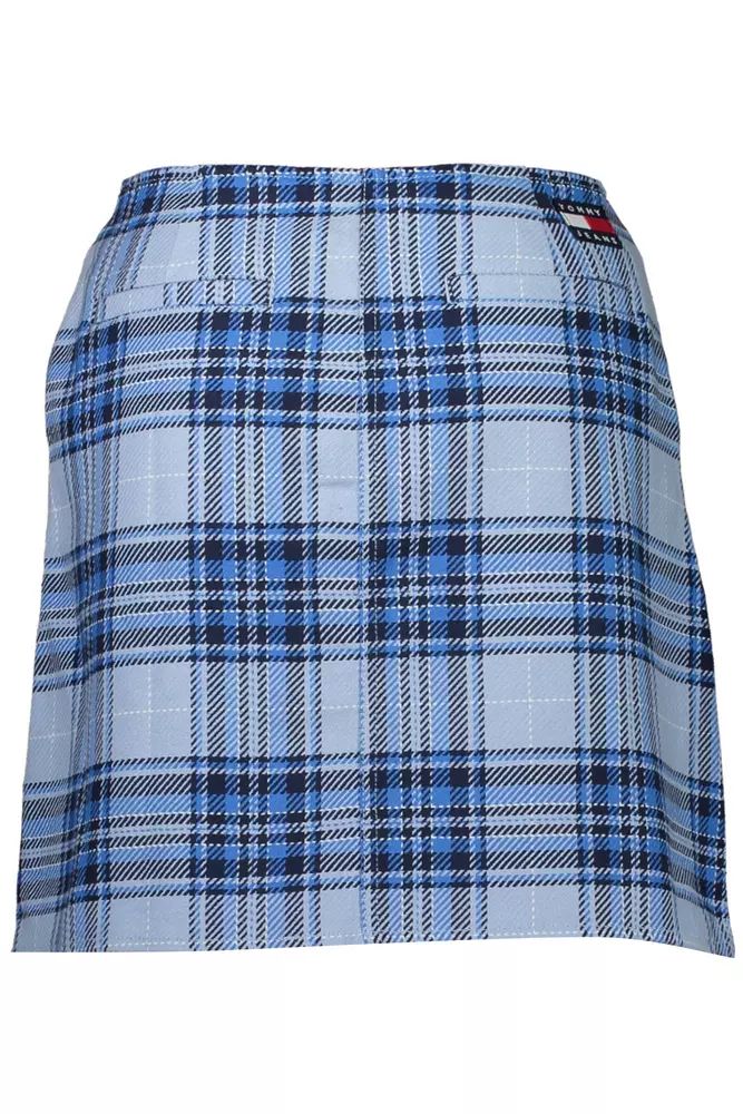 Tommy Hilfiger Light Blue Cotton Skirt