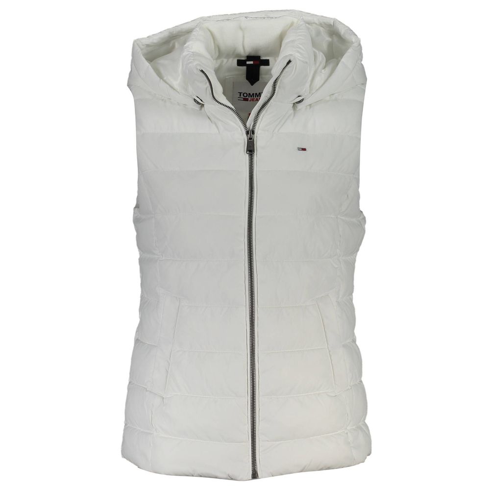 Tommy Hilfiger White Polyester Jackets & Coat